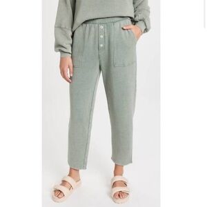 Z SUPPLY Jade Knit Pants in Forest Size Small
